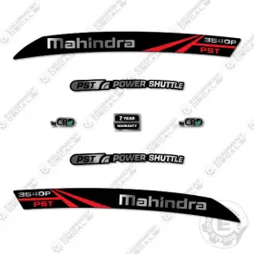 Aftermarket 3540p Fits Mahindra Pst Decal Kit Tractor - 7 Year Outdoor 3m Vinyl