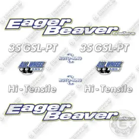 Aftermarket 35gsl Fits Eager Beaver 35gsl-pt Decal Kit Trailer - 7 Year Outdoor 3m Vinyl