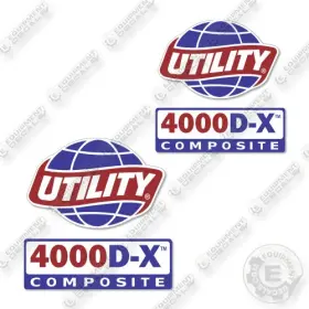 4000D-X Utility Decal Van Trailer Kit