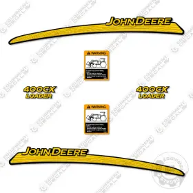 Aftermarket 400cx Fits John Deere Decal Kit Tractor - 7 Year 3m Outdoor Vinyl