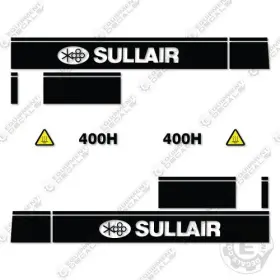 Aftermarket 400h Fits Sullair Decal Kit Air Compressor - 7 Year Outdoor 3m Vinyl Aftermarket 400h Fits Sullair Decal Kit Air Compressor - 7 Year Outdoor 3m Vinyl