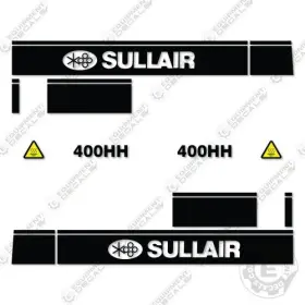 Aftermarket 400hh Fits Sullair Decal Kit Air Compressor - 7 Year Outdoor 3m Vinyl Aftermarket 400hh Fits Sullair Decal Kit Air Compressor - 7 Year Outdoor 3m Vinyl