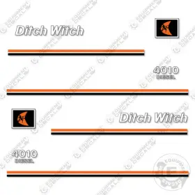 Aftermarket 4010 Fits Ditch Witch Decal Kit Tractor - 7 Year Outdoor 3m Vinyl Aftermarket 4010 Fits Ditch Witch Decal Kit Tractor - 7 Year Outdoor 3m Vinyl