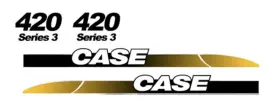 Aftermarket 420 Ns New Kit Fits Case 420 Skid Steer Replacement Decals Sticker / Decal Ns