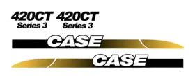 Aftermarket 420ct Ns New Kit Fits Case 420ct Skid Steer Replacement Decals Sticker / Decal Ns