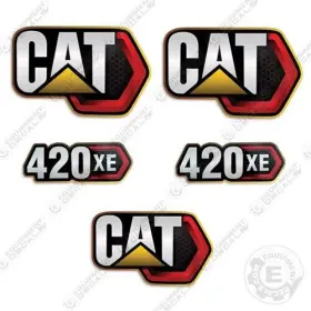 Aftermarket 420xe Fits Caterpillar Decal Kit Backhoe Next Gen - 7 Year Outdoor 3m Vinyl