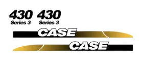 Aftermarket 430 Ns New Kit Fits Case 430skid Steer Replacement Decals Sticker / Decal Ns