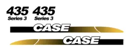 Aftermarket 435 Ns New Kit Fits Case 435 Skid Steer Replacement Decals Sticker / Decal Ns