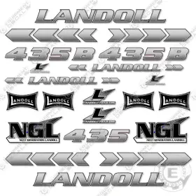 Aftermarket 435b Fits Landoll Decal Kit Traveling Axle Trailer - 7 Year Outdoor 3m Vinyl
