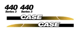Aftermarket 440 Ns New Kit Fits Case 440 Skid Steer Replacement Decals Sticker / Decal Ns