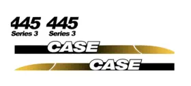 Aftermarket 445 Ns New Kit Fits Case 445 Skid Steer Replacement Decals Sticker / Decal Ns