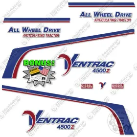 Aftermarket 4500z Fits Ventrac Decal Kit Tractor - 7 Year Outdoor 3m Vinyl