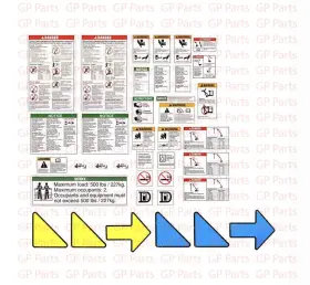Aftermarket 46198gt Genie 46198 Decal Kit - Instruction Diesel S-40