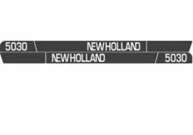 Aftermarket 5030 New Holland Tractor Hood Decal Set. High Quality Vinyl Set Aftermarket 5030 New Holland Tractor Hood Decal Set. High Quality Vinyl Set