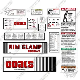Aftermarket 5060ax Fits Coats Decal Kit Rim Clamp - 7 Year Outdoor 3m Vinyl