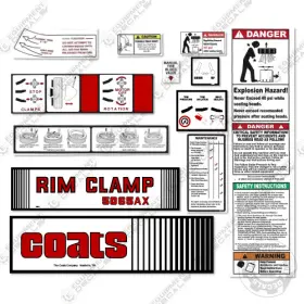 Aftermarket 5065ax Fits Coats Decal Kit Rim Clamp - 7 Year Outdoor 3m Vinyl Aftermarket 5065ax Fits Coats Decal Kit Rim Clamp - 7 Year Outdoor 3m Vinyl