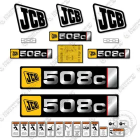 Aftermarket 508c Fits Jcb Decal Kit Telehandler - Custom 7 Year 3m Vinyl