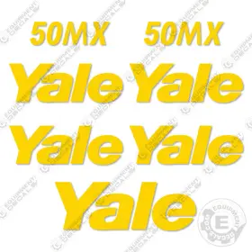 Aftermarket 50mx Fits Yale Veracitor Glp050mx Decal Kit Forklift - 7 Year Outdoor 3m Vinyl