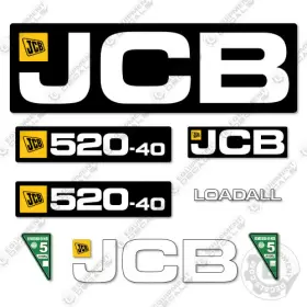 Aftermarket 520-40 Fits Jcb Decal Kit Telehandler - 7 Year Outdoor 3m Vinyl Aftermarket 520-40 Fits Jcb Decal Kit Telehandler - 7 Year Outdoor 3m Vinyl