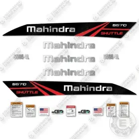 Aftermarket 5565 Fits Mahindra 5570 4l Decal Kit Tractor - 7 Year Outdoor 3m Vinyl