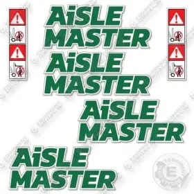 Aftermarket 55ne Fits Aisle Master Forklift Decal Kit- 7 Year Outdoor 3m Vinyl