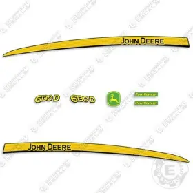 Aftermarket 6130d Fits John Deere Decal Kit Tractor - 7 Year 3m Outdoor Vinyl 6130 D Decals