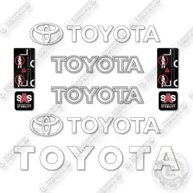 62-6FD25 Toyota Decal Forklift Kit