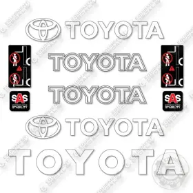 Aftermarket 62-6fdu35 Toyota Decal Kit Forklift -aftermarket Aftermarket 62-6fdu35 Toyota Decal Kit Forklift -aftermarket