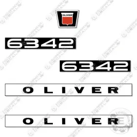 Aftermarket 6342 Fits Oliver Decal Kit Plow - 7 Year Outdoor 3m Vinyl