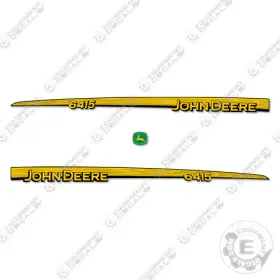 Aftermarket 6415 Fits John Deere Decal Kit Tractor - 7 Year Outdoor 3m Vinyl