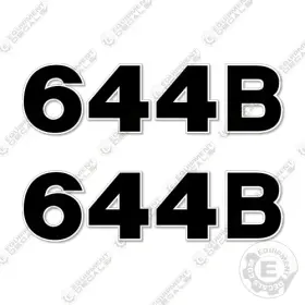 Aftermarket 644b Fits John Deere Number Decals - 7 Year Outdoor 3m Vinyl Aftermarket 644b Fits John Deere Number Decals - 7 Year Outdoor 3m Vinyl