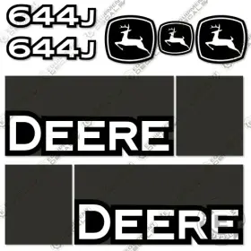 Aftermarket 644j Fits John Deere Decal Kit Wheel Loader 2007 Year Outdoor 3m Vinyl