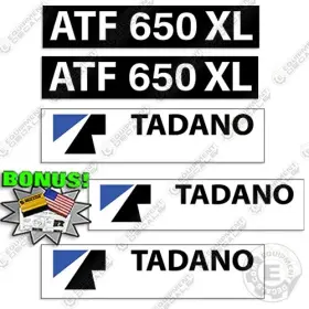 Aftermarket 650xl Tadano Atf Decal Kit Industrial Crane - 7 Year Outdoor 3m Vinyl Bonus