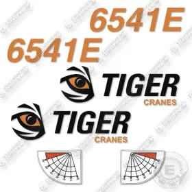 Aftermarket 6541e Fits Tiger Decal Kit Crane- 7 Year Outdoor 3m Vinyl