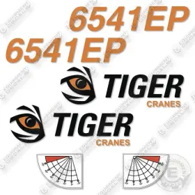 Aftermarket 6541ep Fits Tiger Decal Kit Crane- 7 Year Outdoor 3m Vinyl
