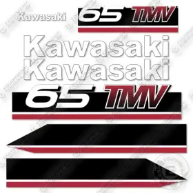 Aftermarket 65tmv-2 Fits Kawasaki Decal Kit Tool Carrier - 7 Year Outdoor 3m Vinyl