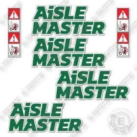 Aftermarket 66ne Fits Aisle Master Forklift Decal Kit- 7 Year Outdoor 3m Vinyl