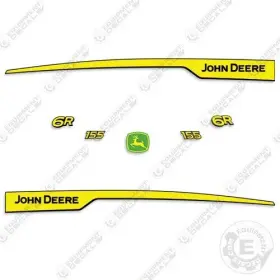 Aftermarket 6r-155 Fits John Deere Decal Kit Tractor - 7 Year Outdoor 3m Vinyl