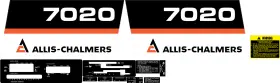 Aftermarket 7020 Allis Chalmers Complete Decal Set Aftermarket 7020 Allis Chalmers Complete Decal Set