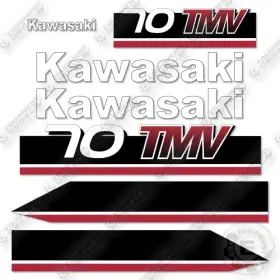 Aftermarket 70tmv-2 Fits Kawasaki Decal Kit Tool Carrier - 7 Year Outdoor 3m Vinyl