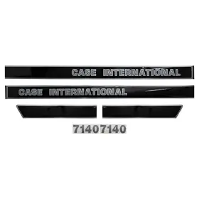Aftermarket 7140 Case International Tractor Decals. Hood And Numbers. Early Models. C-details
