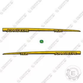 Aftermarket 7520 Fits John Deere Decal Kit Tractor - 7 Year Outdoor 3m Vinyl