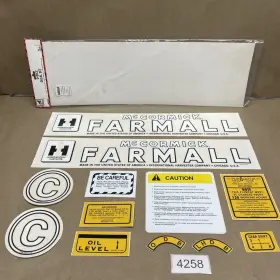 Aftermarket 758351698802 International Harvester Farmall Decal Set Tisco D-ihcc Model C Case Ih