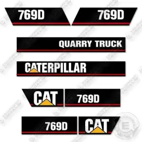 Aftermarket 769d Fits Caterpillar Decal Kit Quarry Truck - 7 Year Outdoor 3m Vinyl
