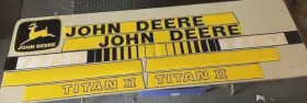 Aftermarket 7720 John Deere Combine Decals Titan 2 Aftermarket 7720 John Deere Combine Decals Titan 2
