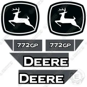 Aftermarket 772gp Fits John Deere Decal Kit Motor Grader 2021 Scraper - 7 Year 3m Vinyl