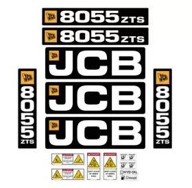 Aftermarket 8055zts Jcb 8055 Zts Decal Kit Mini Excavator Stickers Aftermarket 8055zts Jcb 8055 Zts Decal Kit Mini Excavator Stickers