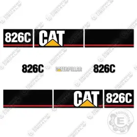 Aftermarket 826c Fits Caterpillar Decal Kit Compactor Decals