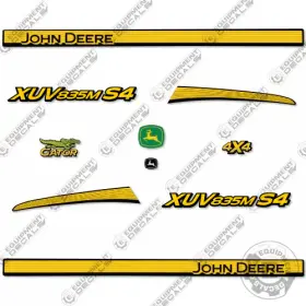 Aftermarket 835m Fits John Deere Gator Xuv S4 Decal Kit Utility Vehicle - 7 Year 3m Vinyl
