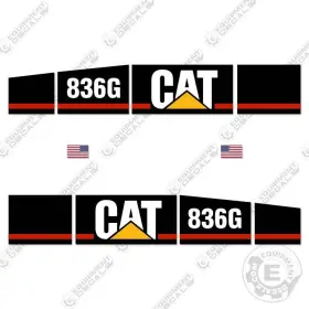 Aftermarket 836c Fits Caterpillar 836g Decal Kit Compactor Decals